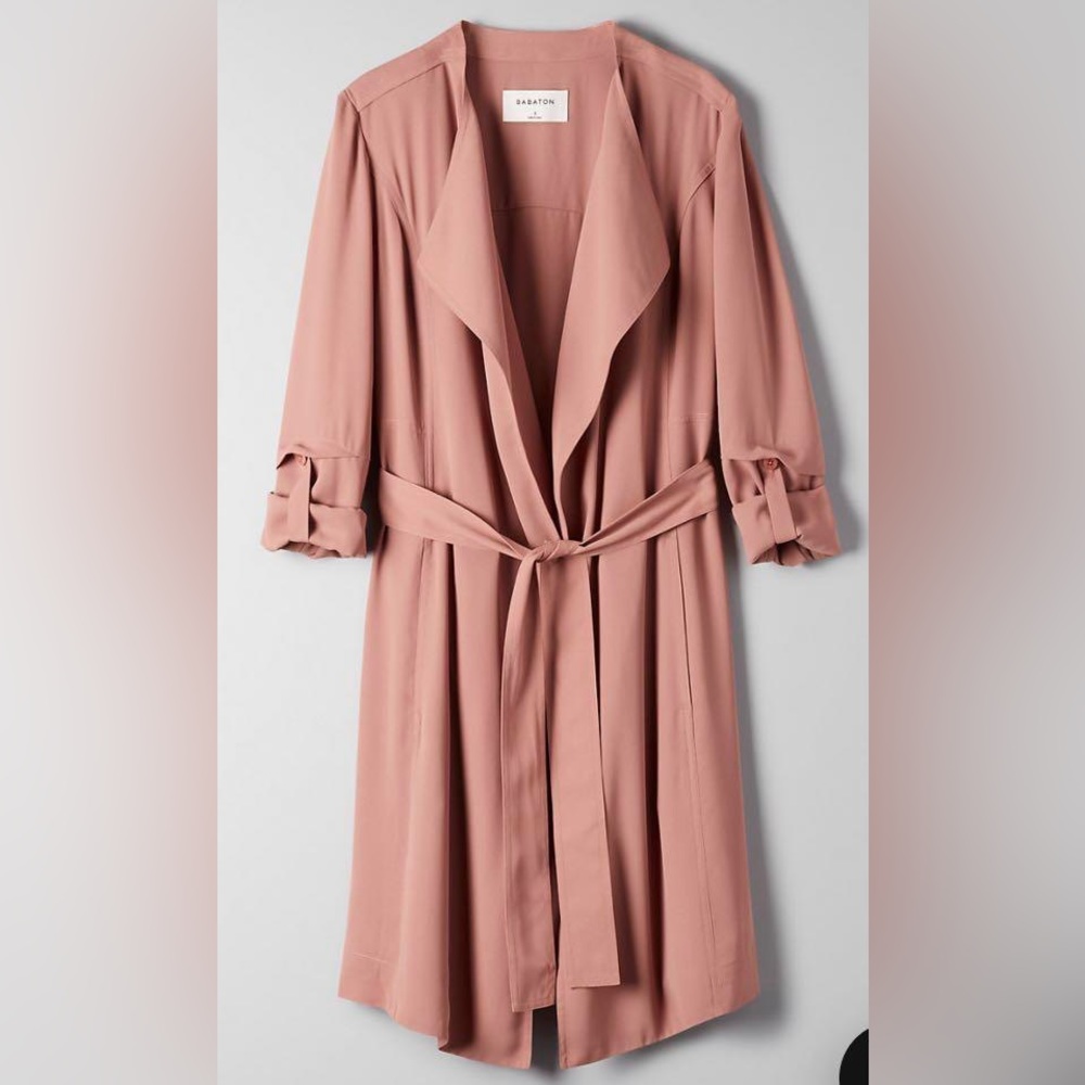 Babaton Quincey jacket trench - mauve earth